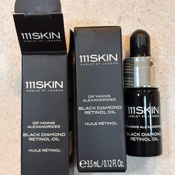 111SKIN Black Diamond Retinol Oil with Silver Cap- for one bottle - Picture 3 of 4